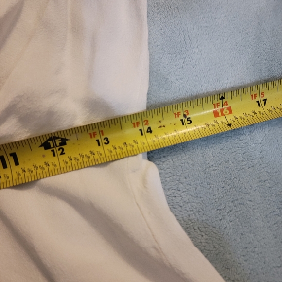 Kismet white flowy front tie blouse size M - Picture 9 of 11